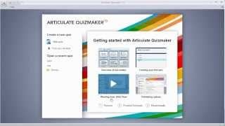 Creating elearning quizzes with Articulate Quizmaker ’13 [upl. by Tessy]