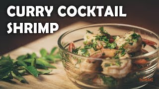 Curry Cocktail Shrimp  Cocktail Shrimp Recipe  How to make Cocktail Shrimp  Relish360 [upl. by Doughman]