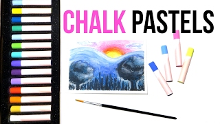 How to Use Water Soluble Chalk Pastels [upl. by Tyler]