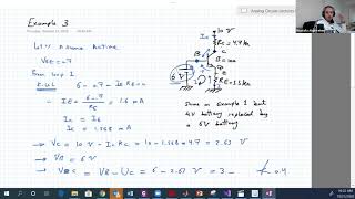 18 Transistor Circuit Analysis with voltage divider biasing using Thevenin Equivalent [upl. by Ahk]