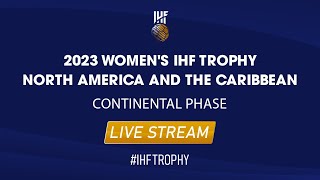 Guadeloupe vs Greenland  2023 Womens IHF Trophy — Youth North America and the Caribbean [upl. by Nai495]