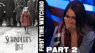 SCHINDLERS LIST PART 2 FIRST TIME WATCHING  MOVIE REACTION [upl. by Sidonia]