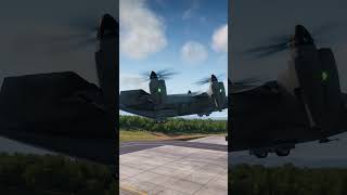 Epic Landing Tiltrotor Aircraft Touching Down in Style [upl. by Ecniv277]