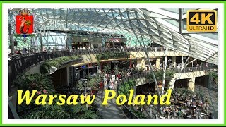 Poland in 4K UHD  Warsaw Downtown [upl. by Yelrebmyk]