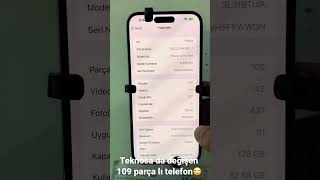 Teknosa iphone 14 pro max 109 parça değişen 😅 shorts iphone14 [upl. by Atiluj]