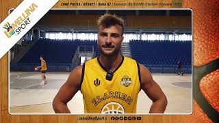 🏀 ZONE PRESS  BASKET  Serie A2  intervista a Leonardo BATTISTINI Elachem Vigevano 1955 [upl. by Eerised]