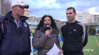 I ragazzi della scuola tennis CLT con STEFANO GALVANI  Open PreQualy BNL [upl. by Idnod]