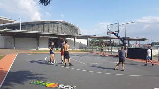 Playing basketball Darwin Waterfront Northern Territory Australia 6 October 2019 [upl. by Otineb]