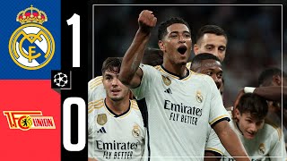 Real Madrid 10 FC Union Berlin  HIGHLIGHTS  Champions League [upl. by Caneghem]