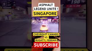 CHEVROLET CAMARO VS BUGATTI IN asphaltlegendsunite aspahlt9legends shorts [upl. by Pia]