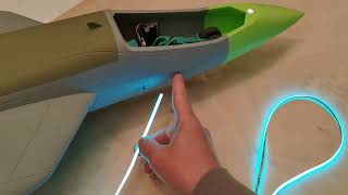 Lightweight Light Installation on RCJets using COBLED [upl. by Gabie98]