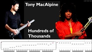 Tony MacAlpine  Hundreds of Thousands Full guitar cover  tab [upl. by Ahsenroc]