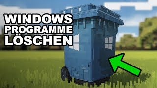 Programme löschen unter Windows 11 [upl. by Burdelle]