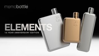 Memobottle Elements – Titanium Copper and Satin Steel [upl. by Joana916]