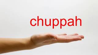 How to Pronounce chuppah  American English [upl. by Bac]