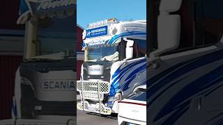 Haparanda fjärrtransporter Scania ng trucking truckspotting [upl. by Josy231]