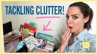 ORGANIZING  Tackling Clutter w Fool Proof Guide [upl. by Ahsimot903]