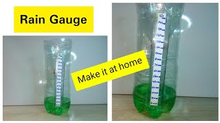 How To Make A Rain Gauge  Rain Gauge Model  Rain Gauge  Make a rain gauge [upl. by Marienthal]