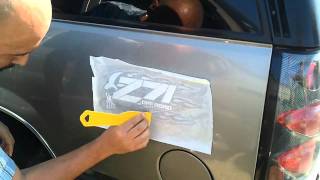 car decal sticker install [upl. by Coke729]