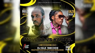 VYBZ KARTEL VS MOVADO  GULLY FACE OFF WITH GAZA MIX [upl. by Hehre]