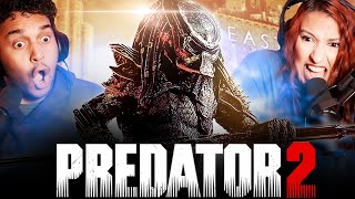 PREDATOR 2 1990 MOVIE REACTION  THAT SKULL LOOKS FAMILIAR  First Time Watching  Review [upl. by Flyn]