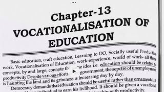 vocationalisation of educationStudyWithSanju324 [upl. by Keelby204]