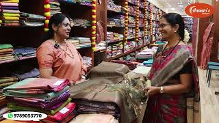 Shiv Sarees Annanagar  Navaratri and Diwali Offer 10 to 20  Saree Shopping Vlog [upl. by Rheta]