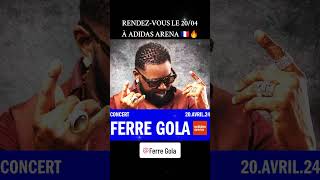 📌 FERRÉ GOLA EN CONCERT À ADIDAS ARENA · RDV LE 20042024 🇫🇷🔥 TBOMusic ferregola adidasarena [upl. by Eyllom409]