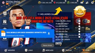 Como Ter Dinheiro Infinito no FIFA mobile 2023  Novo apk mod fifa 23 [upl. by Kcerb]