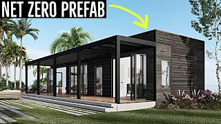 Brand New Sustainable PREFAB HOMES Built in Tesla Powered Mega Factories [upl. by Nodnas]