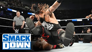 The Bloodline def The Street Profits to earn a title match SmackDown highlights July 26 2024 [upl. by Nobe245]