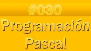 Pascal  030  Ejercicio de estructuras de datos  Parte 12  TutorialesNET [upl. by Mcclimans]