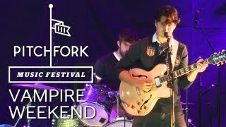 Vampire Weekend performs quotHorchataquot at Pitchfork Music Festival 2012 [upl. by Olbap]