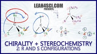 R and S Configuration Using Cahn Ingold Prelog Priority Rules Leah Fisch [upl. by Schonfield289]