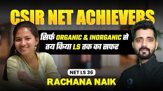 CSIR NET Chemistry Topper Interview  June 2024 with Rachana Naik [upl. by Bo]