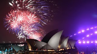 Watch Australias 2021 Sydney Harbour New Year fireworks celebrations [upl. by Arny]