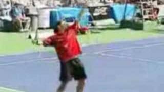 Roger Federer  Slow Motion Serve [upl. by Alby]