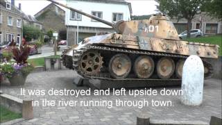 German Panzer V in Houffalize Belgium [upl. by Brandyn]