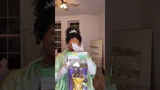 Unboxing Tiana dressed as Princess Tiana [upl. by Chaing]