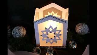 DIY Windlicht basteln – Weihnachtsdeko – christmas decoration – Weihnachtsschmuck [upl. by Swinton]