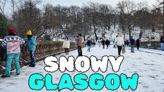 A Snowy Day in Glasgow [upl. by Trixi]