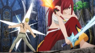 Erza vs Laxus Full Fight  Fairy Tail 100 Year Quest Ep 13 [upl. by Netsud328]