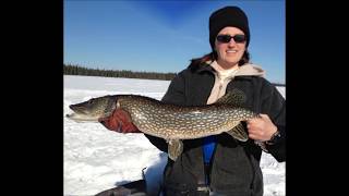 Ice fishing adventures in Northwestern Ontario [upl. by Ecnesse305]