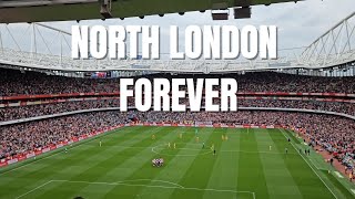 The Loudest North London Forever  The Best Arsenal FC Chant  Arsenal Vs Brighton [upl. by Lahcym]