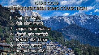 Nepali Evergreen Song collection  Nepali Old is Gold song  Night alone Romantic love song [upl. by Ayekat]