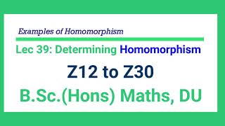 Maximal Ideal Examples HomomorphismIsomorphism  Ring Theory  Lesson 40 [upl. by Yesdnyl501]