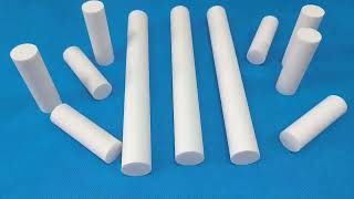 White Macor Bar Machinable Glass Ceramic Brick Pyroceram Solid Rod [upl. by Seltzer]