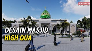 Vidio Animasi Desain Masjid Baiturrahman  Makassar [upl. by Derinna]