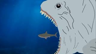 Bloop Eat Megalodon  DC2 Animation [upl. by Leunam]