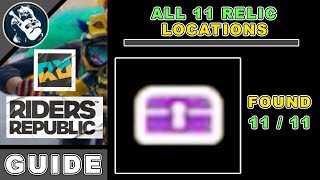 All 11 Relic Locations in Riders Republic  Location Funkies Guide [upl. by Kendal507]